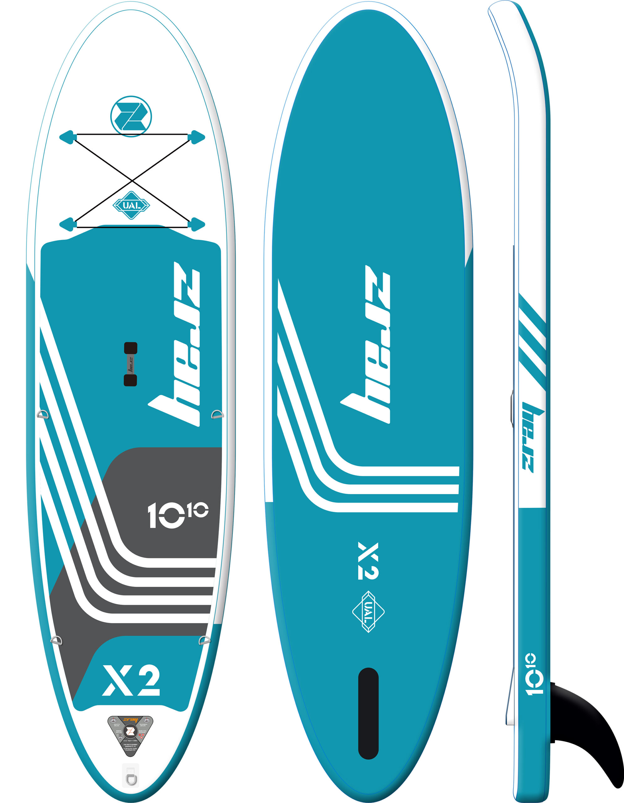 Nafukovací paddleboard Zray X2 - 10'10''x32''x6" - Obrázek 3