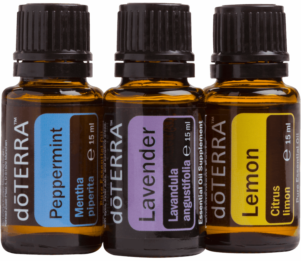doTERRA Trio esenciálních olejů (Lemon, Peppermint, Lavender)
