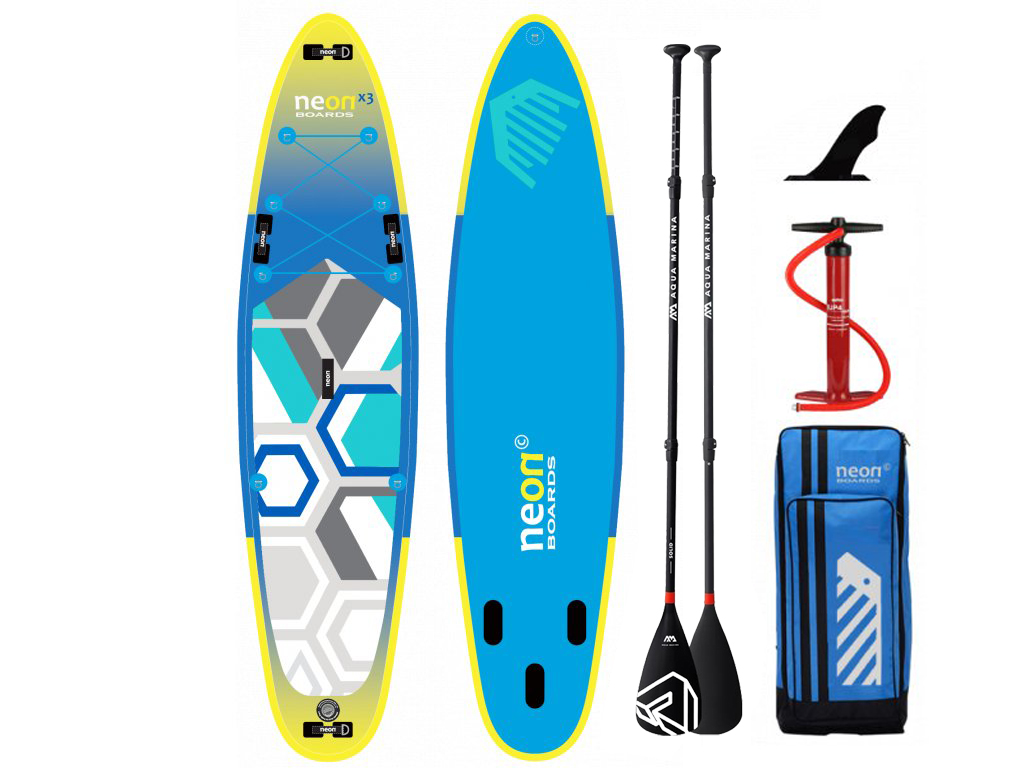 Nafukovací paddleboard Neon X3 All Stream 11’4´´x32´´x5´´ - komplet s pádlem - Obrázek 6