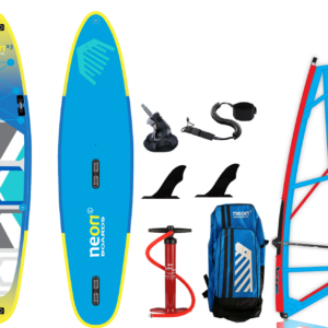 Nafukovací paddleboard Neon x3 Windsup 11'2"x32"x6" + Komplet s plachtou STX Powerkid