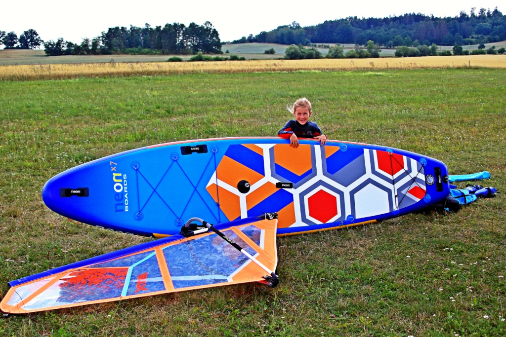 Nafukovací paddleboard Neon X7 WS Tourer 12’0″x34″x6″ komplet s STX oplachtěním 5.0 m2 - Obrázek 2