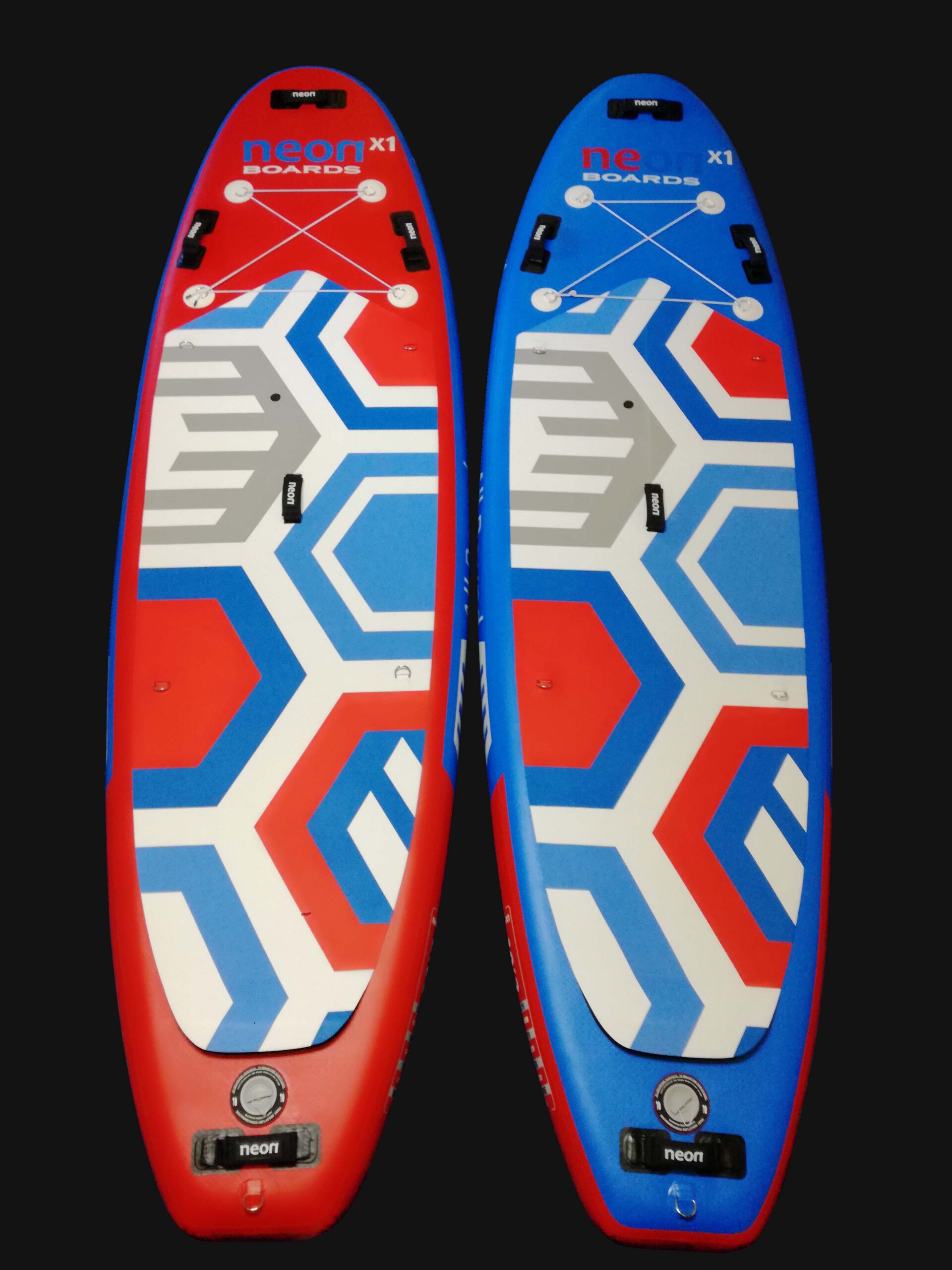 Nafukovací paddleboard Neon X1 blue MSL - All Round 10'2"x34"x6" - komplet s pádlem, leashem - Obrázek 3