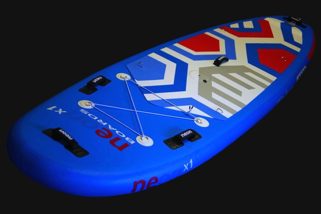 Nafukovací skluzový paddleboard Neon X1 Windsup 10'4"x34"x5" Komplet s juniorskou plachtou STX PowerKid - Obrázek 5