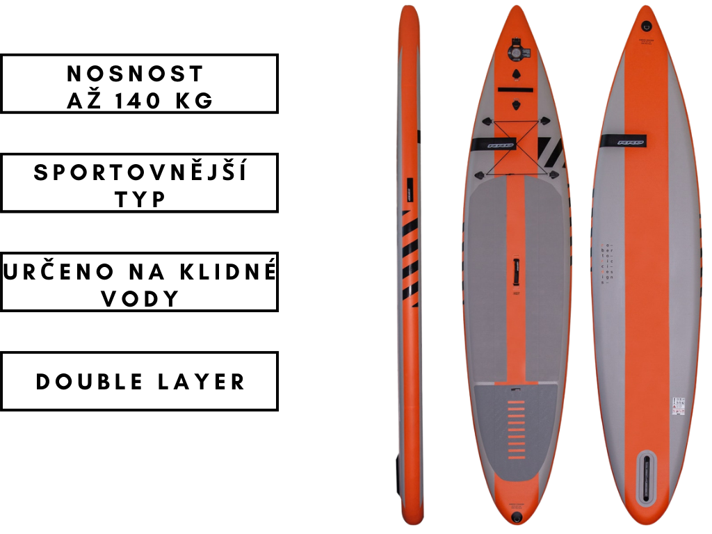 Nafukovací paddleboard RRD Air Evo Cruiser Y26 12'x31"x6"