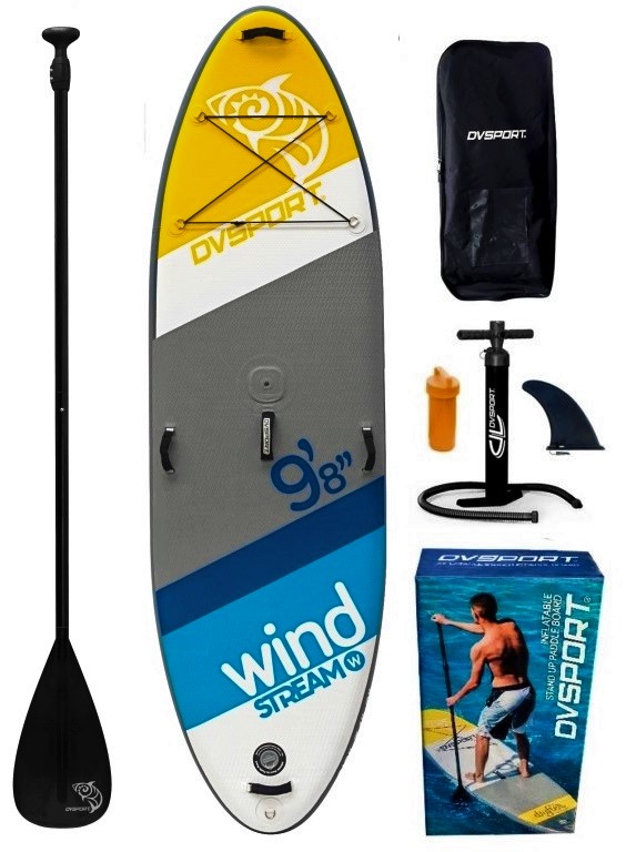 Nafukovací paddleboard DvSport Stream-W - 9'8"x34"x6"