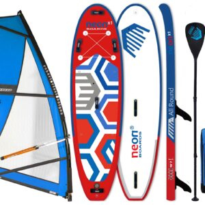 Nafukovací skluzový paddleboard Neon X1 komplet s plachtou RRD Easyride