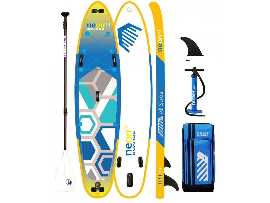 Nafukovací paddleboard Neon X3 All Stream 10'6"x32"x5" - Obrázek 2