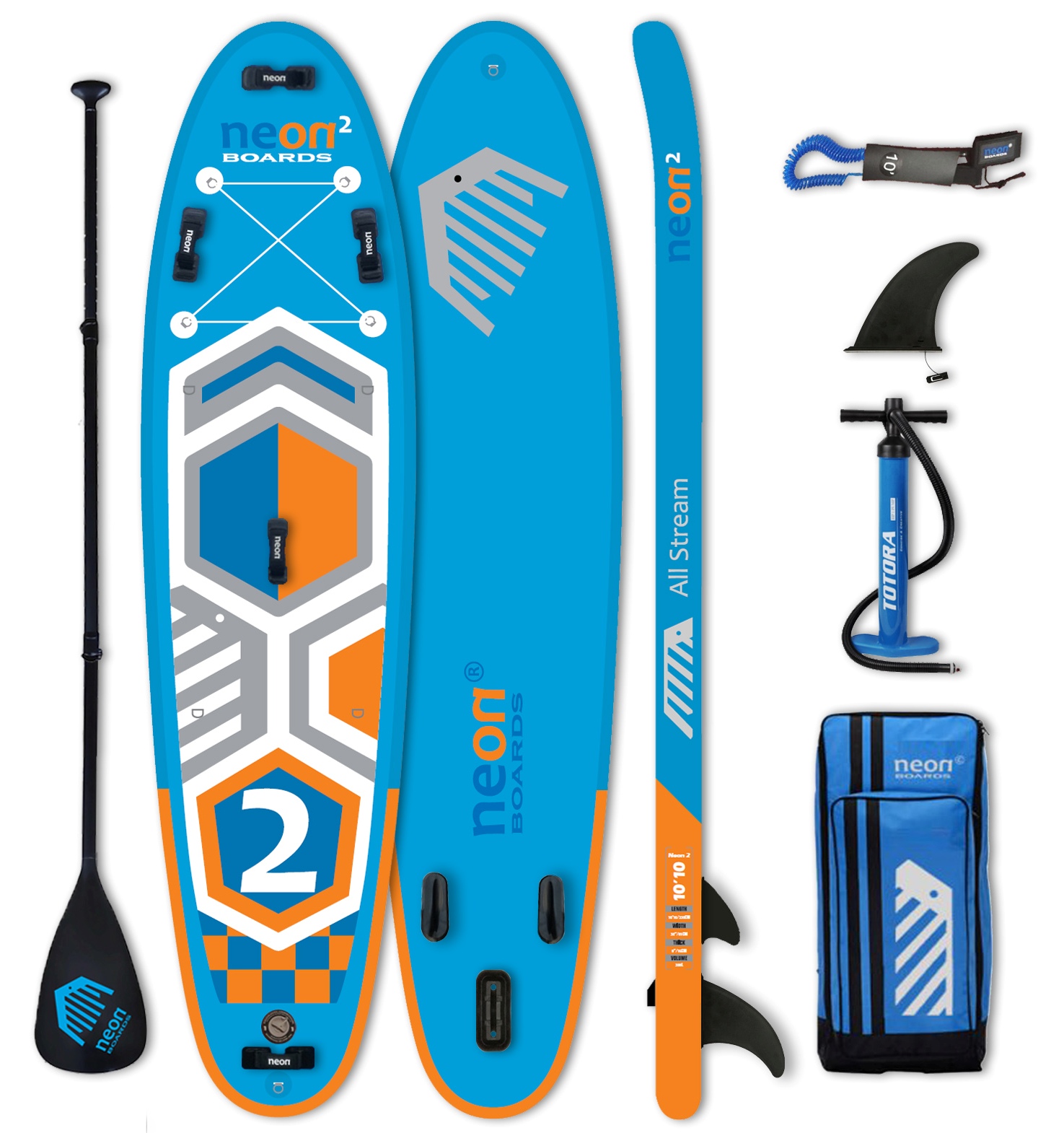 Nafukovací paddleboard Neon 2 - 10'10''x32''x6"