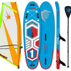 Nafukovací paddleboard Neon 1 Windsup 10'5" + Komplet s plachtou 5.5 m2 X.O. Sails Commando