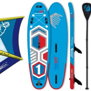 Nafukovací paddleboard Neon 1 Windsup 10'5" + Nafukovací plachta Kona