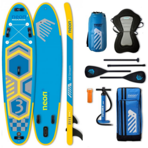 Combo pack - Nafukovací paddleboard Neon 3 - 11'4''x32''x6"