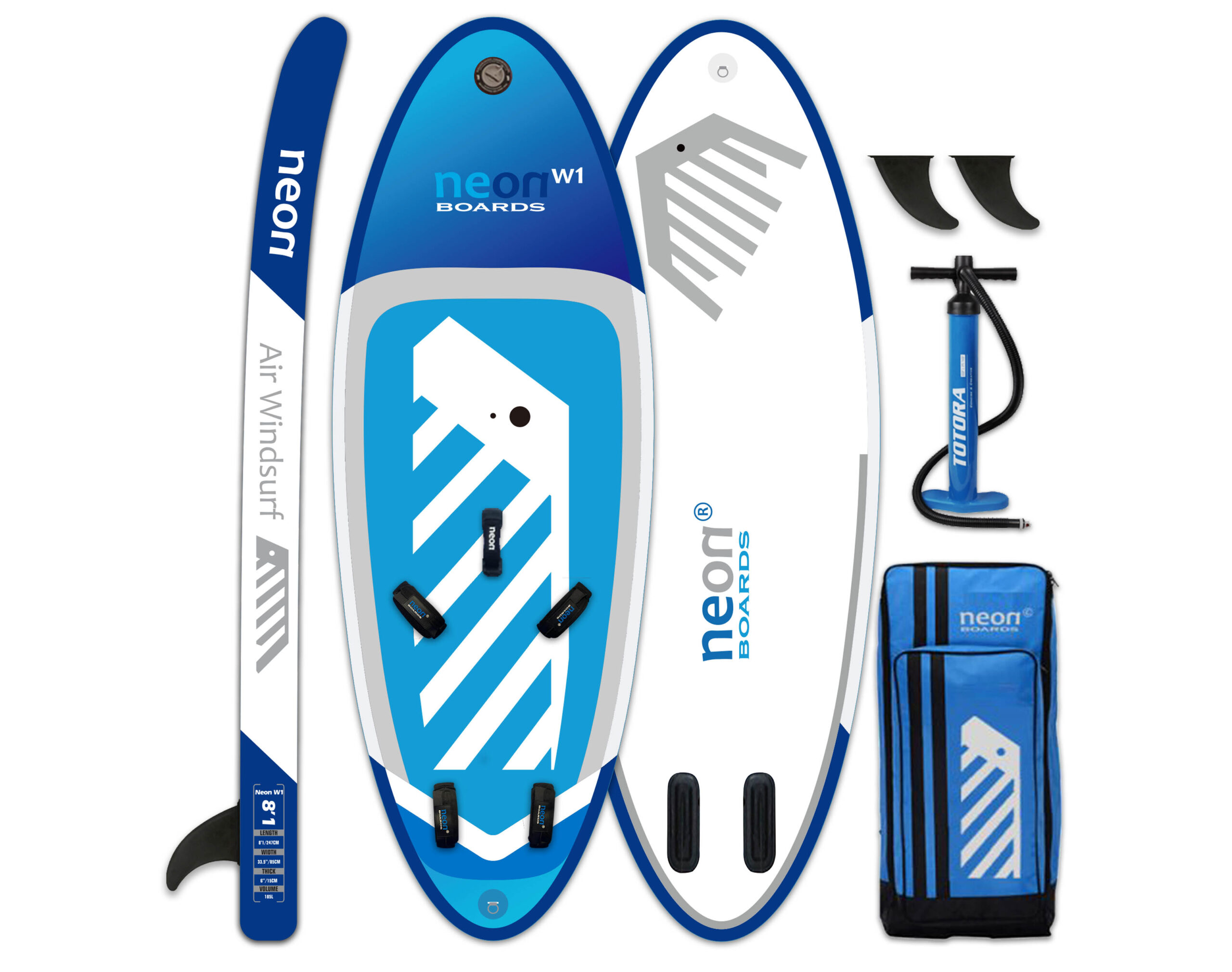 Nafukovací windsurf plovák Neon Air Windsurf W1