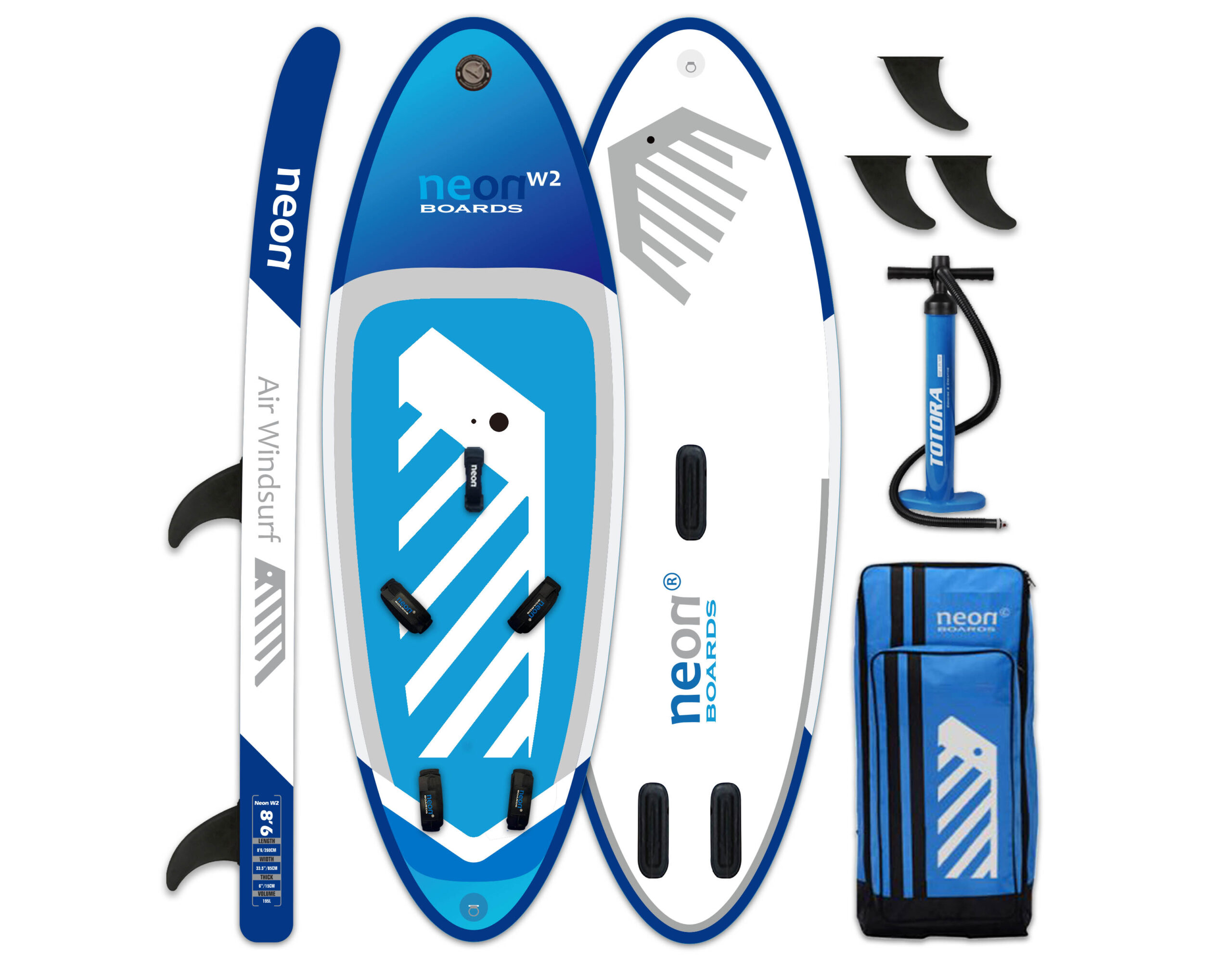 Nafukovací windsurf plovák Neon Air Windsurf W2