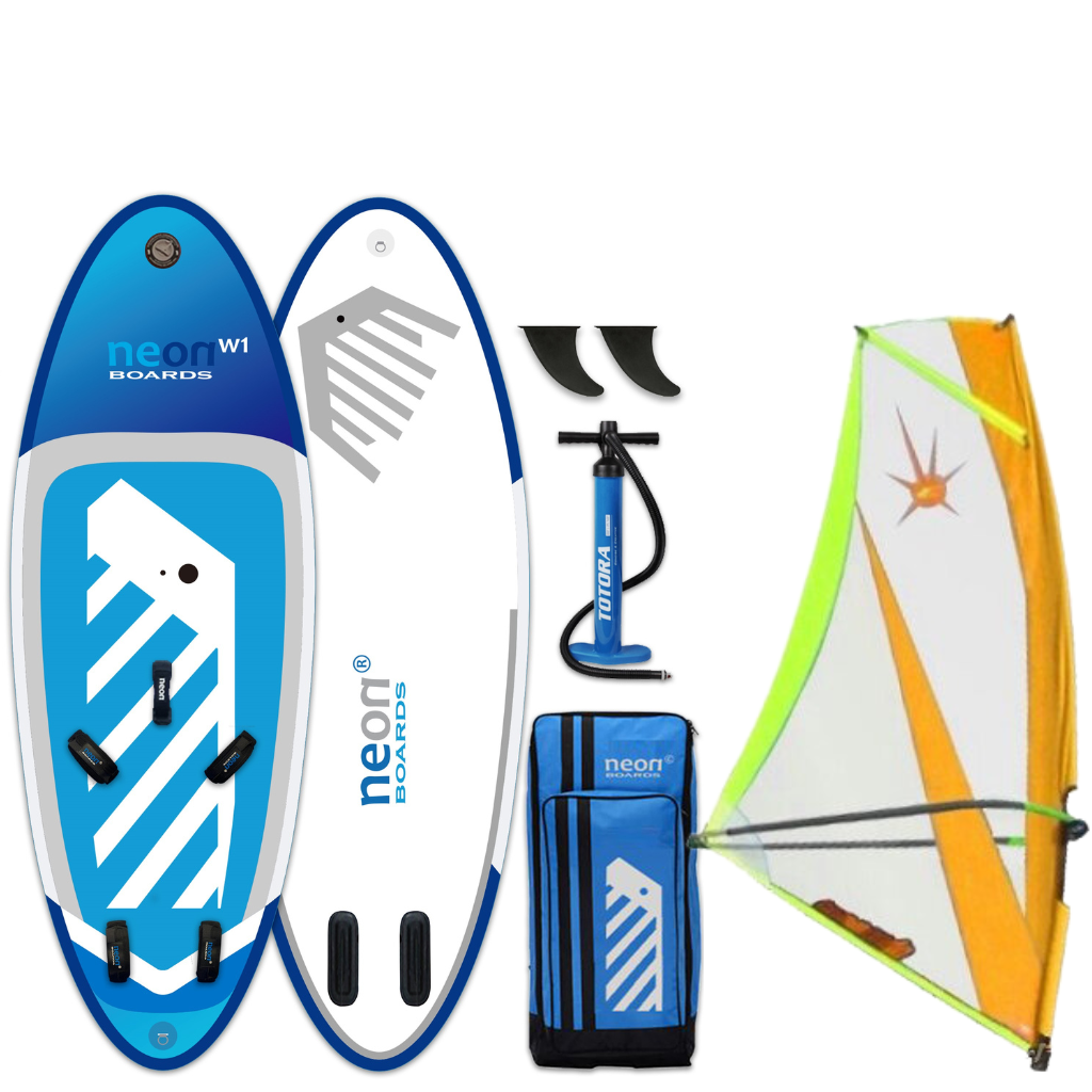 Nafukovací plovák Neon + Oplachtění X.O. Sails Commando