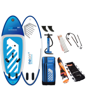Nafukovací plovák Neon + Skládací komplet s plachtou RRD Sup Sail