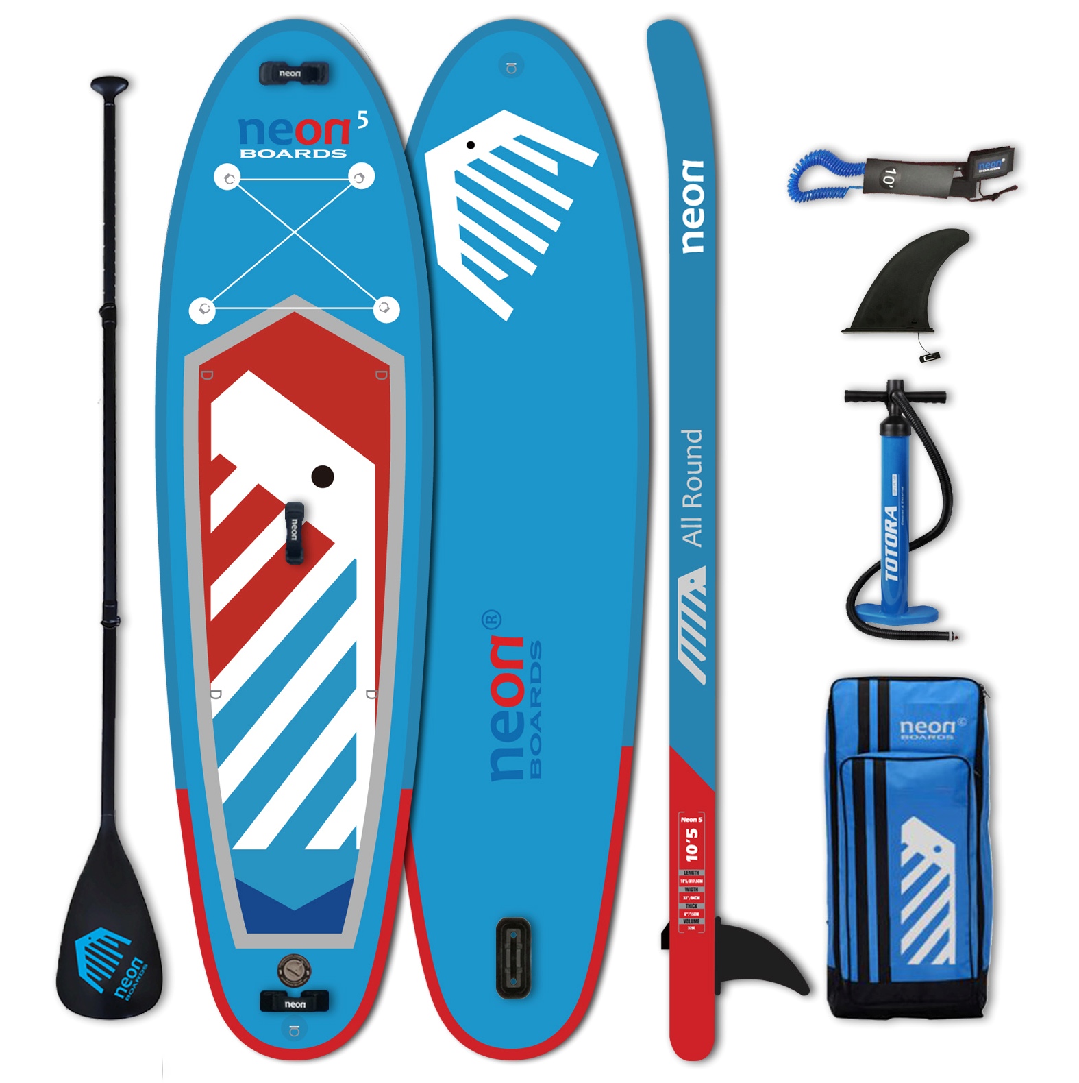 Nafukovací paddleboard Neon 5 - 10'5''x33''x6"
