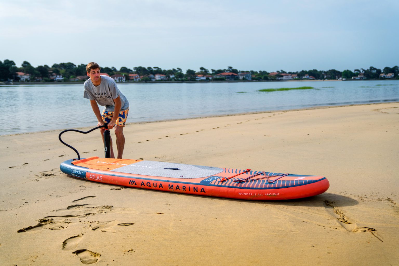 Nafukovací paddleboard Aqua Marina Atlas - 12'0"x34"x6" - Obrázek 2