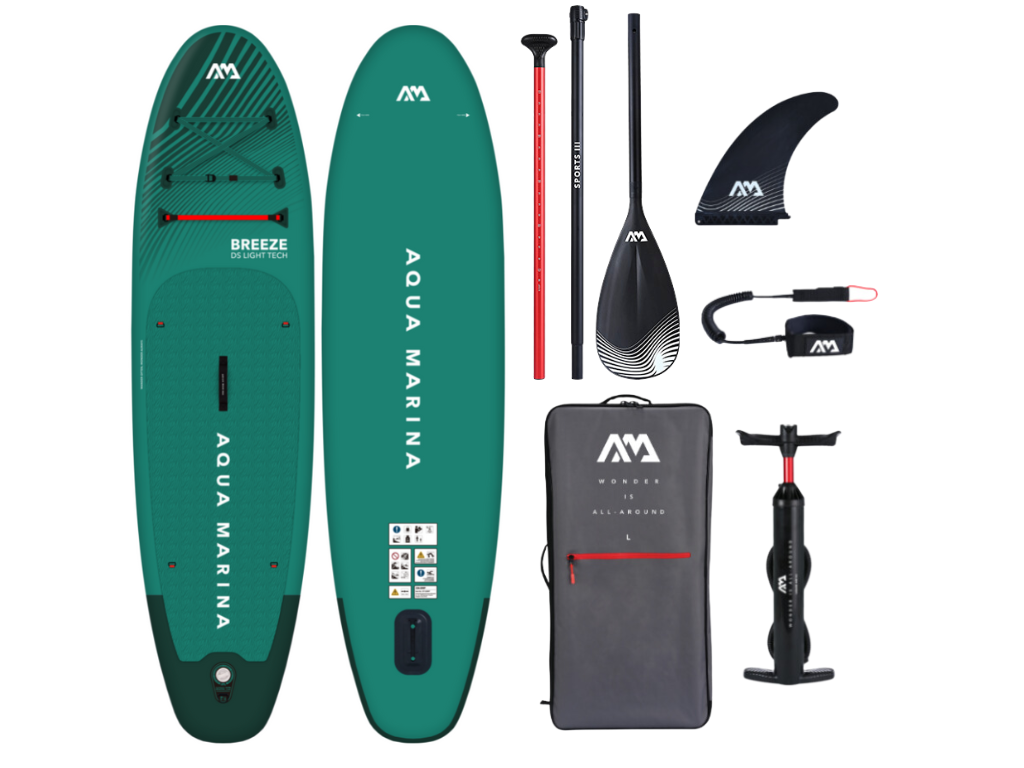 Nafukovací paddleboard Aqua Marina Breeze - 9'10"x30"x5"