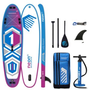 Nafukovací paddleboard Neon X1 Lady Round - 10'7"x32"x5"