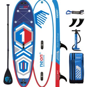 Nafukovací paddleboard Neon 1 Blue Windsup - 10'7''x34''x6"