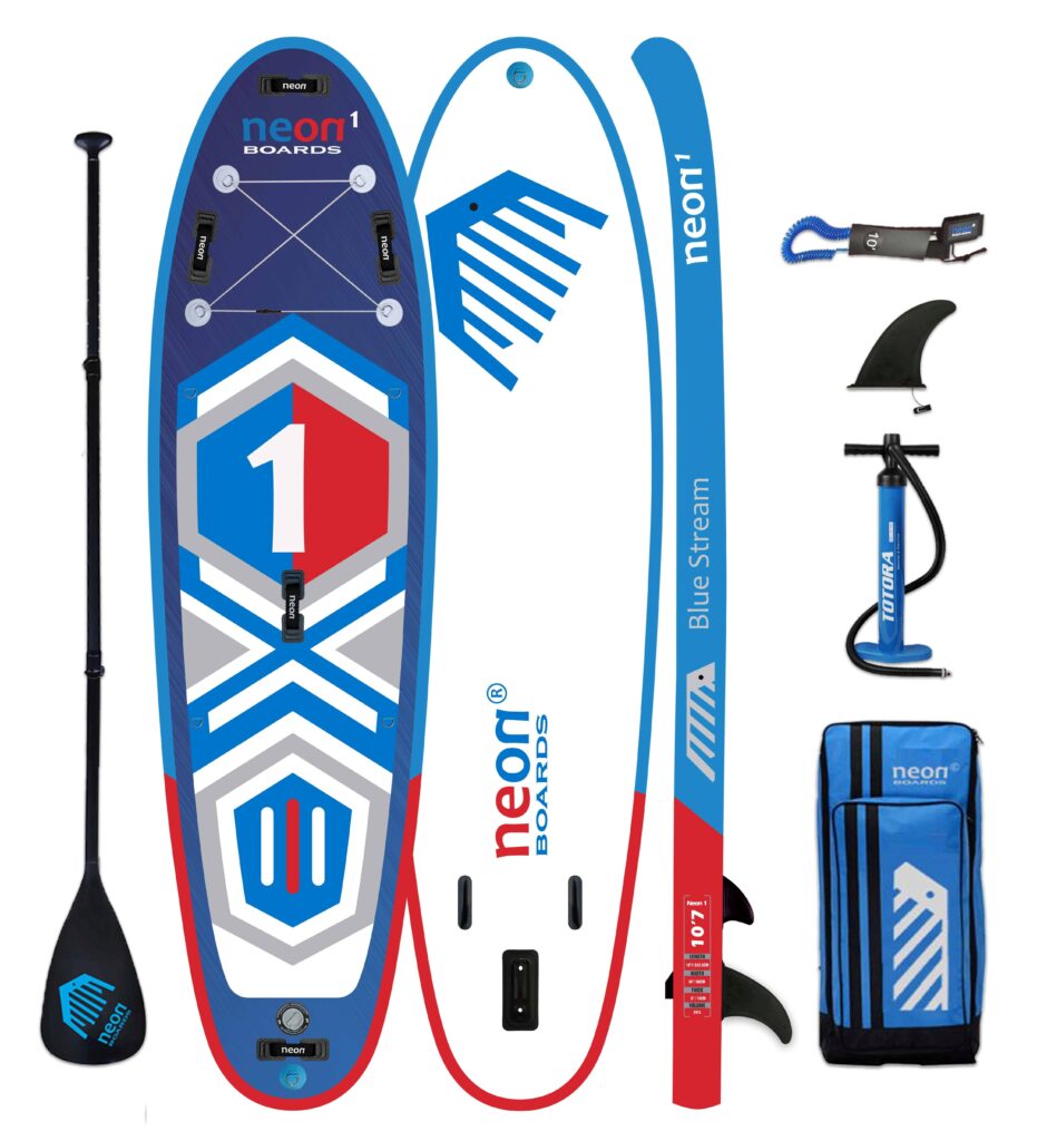 Nafukovací paddleboard Neon 1 Blue 10’7″ × 34″ × 6″