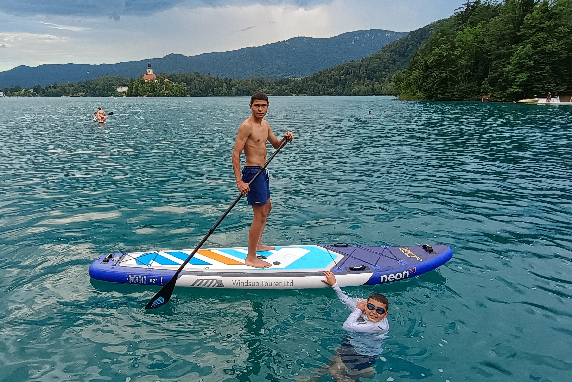 Nafukovací paddleboard Neon X7 Golden Tourer - 12'0"x32"x6" - Obrázek 3