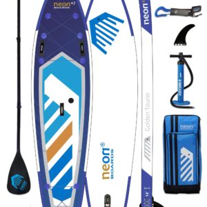 Nafukovací paddleboard Neon X7 Golden Tourer - 12'0"x34"x6"