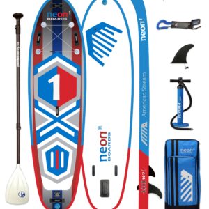 Nafukovací paddleboard Neon 1 American Stream - 10´7"x34"x6"