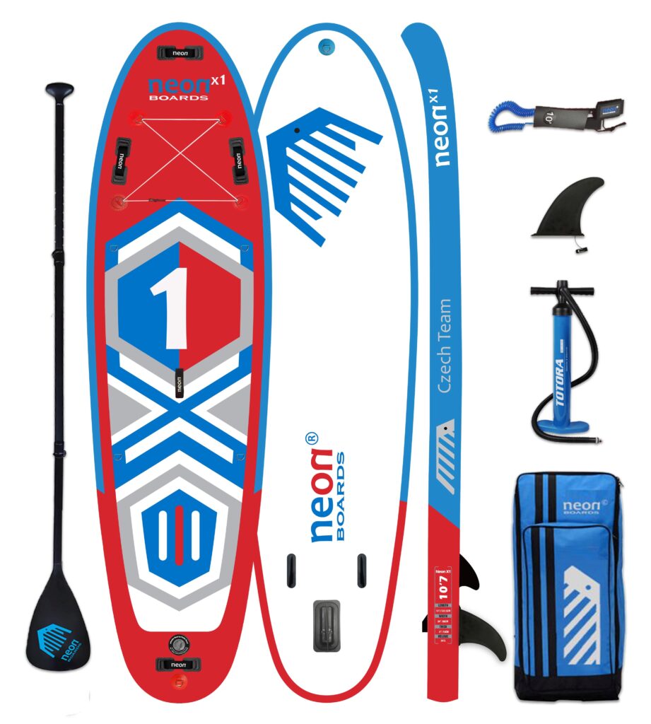 Nafukovací paddleboard Neon X1 Czech Team 10'7"x34"x6"