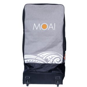 Transportní taška s kolečky na paddleboard Moai Grey
