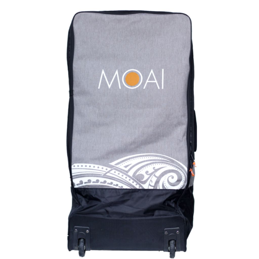 Transportní taška s kolečky na paddleboard Moai Grey
