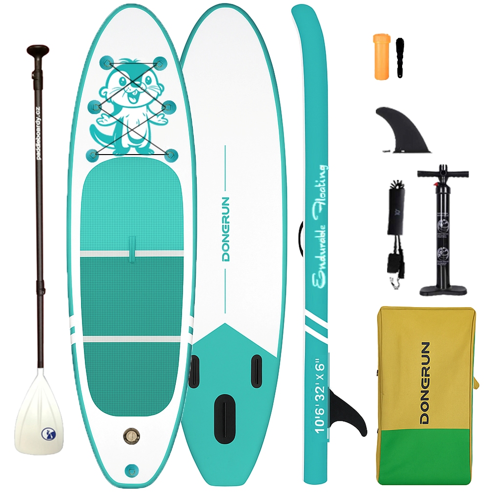 Nafukovací rodinný paddleboard Dongrun All-Round Turquise 10’6"×32"x6" - Obrázek 3