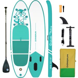 Nafukovací rodinný paddleboard Dongrun All-Round Turquise 10’6"×32"x6"
