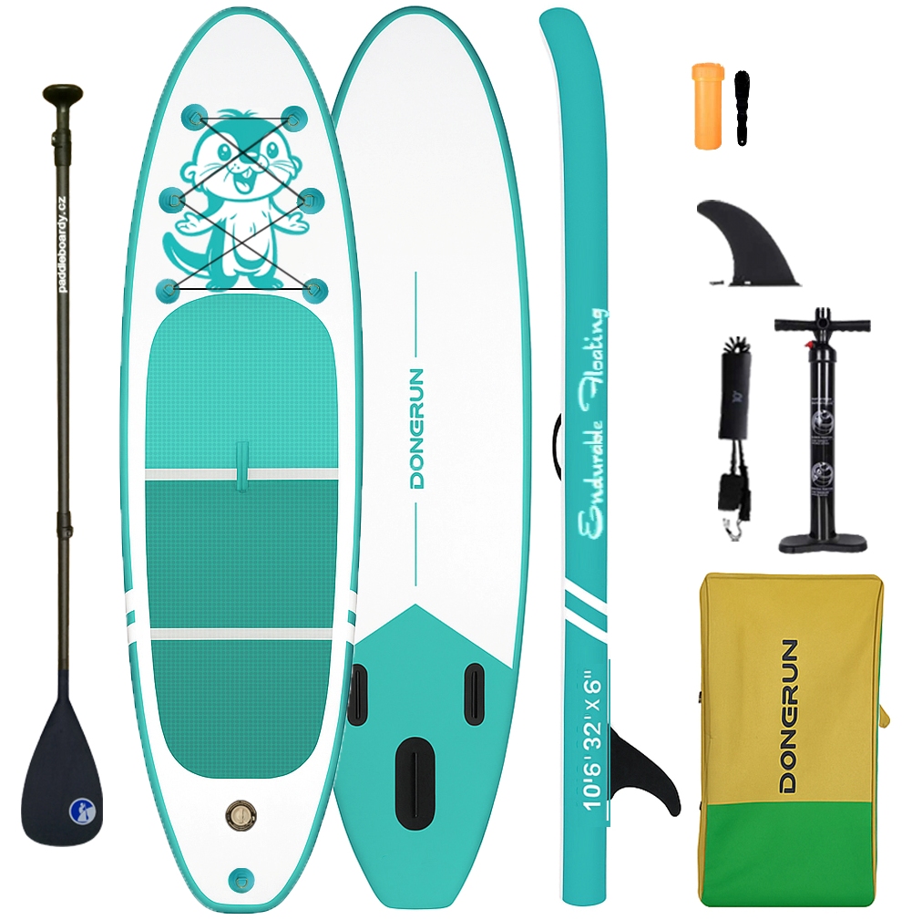 Nafukovací rodinný paddleboard Dongrun All-Round Turquise 10’6"×32"x6" - Obrázek 4