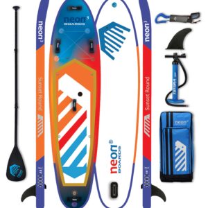 Nafukovací paddleboard Neon 3 Sunset Round - 11'x32''x6"