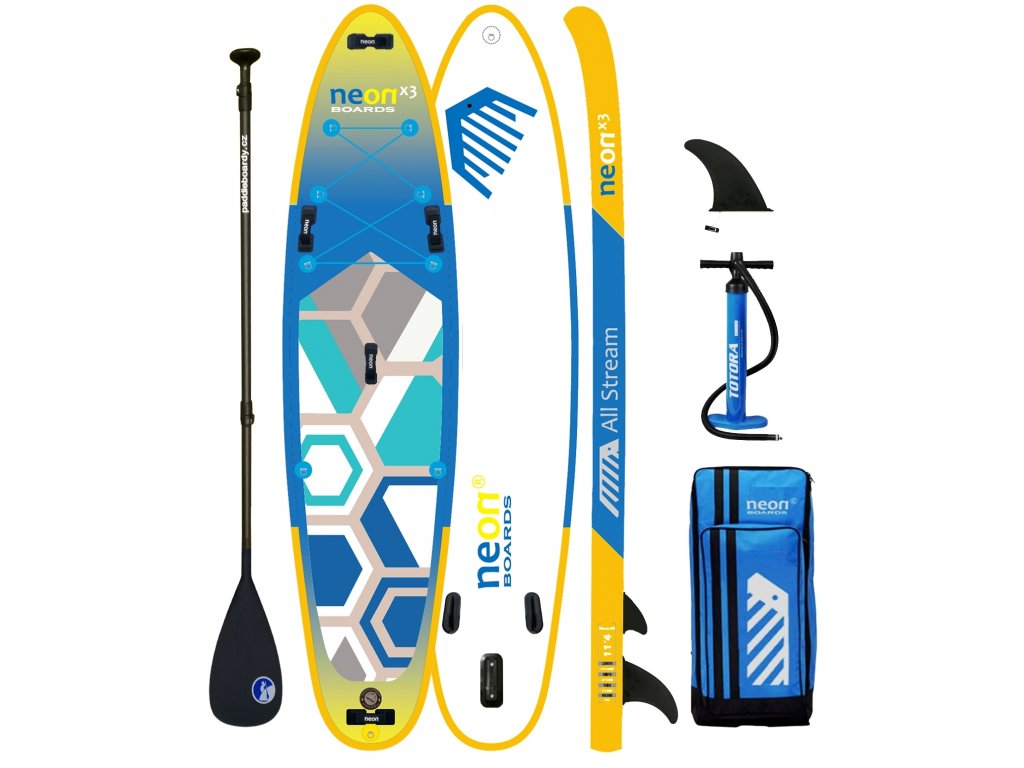 Nafukovací paddleboard Neon X3 All Stream 10'4"x32"x5" - Obrázek 3